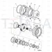 JCB Part No.# 980/04112, Bearing roller - JCB Spare Parts