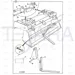 JCB Part No.# 123/04293, SUPPORT fork rail - JCB Spare Parts