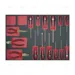 SET OF 15 PCS. - 12 SCREWDRIVERS 3 PLIERS IN TRAY - EGA Master