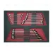 SET OF 26 PCS. -COMBINATION WRENCHES 6 -32 MM IN TRAY - EGA Master