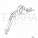 JCB Part No.# KRV1645, HOSE 1"BSP 1000mm - JCB Spare Parts