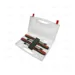 KIT OF 4 FIRMER CHISELS TITACROM® BIMAT ORANGE & BLACK - EGA Master