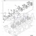 JCB Part No.# 320/03657, OIL FEED.ROCKER PEDESTAL - CR - JCB Spare Parts