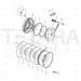JCB Part No.# 453/01807, PRESSURE PLATE - JCB Spare Parts