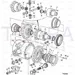 JCB Part No.# 458/20672, C'WHEEL & PIN - JCB Spare Parts