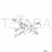 JCB Part No.# 1745/0002,  LUG 9/16UNF O RING BOSS - JCB Spare Parts