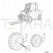 JCB Part No.# 42/925117, Tyre 27x10-12 PPS Magnum Solideal solid - JCB Spare Parts
