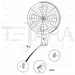 JCB Part No.# 717/20040, FACE FAN 12v - JCB Spare Parts