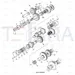 JCB Part No.# 445/03003, HUB SLVE-070/229/407/40 - JCB Spare Parts
