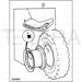 JCB Part No.# 40/302815, Tyre 12.5-18 (3DX-F) - JCB Spare Parts