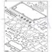 JCB Part No.# 320/00852, GASKET-TURBO OIL DRAIN    HTT - JCB Spare Parts