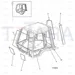 JCB Part No.# 827/20340, GLASS LH - JCB Spare Parts