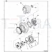 JCB Part No.# 20/951596, Gear Planetary Gea - JCB Spare Parts