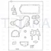 JCB Part No.# 02/201931, KIT-GASKET BOTTOM - JCB Spare Parts