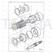 JCB Part No.# 823/10582, THRUST WASHER - JCB Spare Parts
