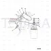 JCB Part No.# 02/910915, ADAPTOR, ADAPTOR MALE ELBOW - JCB Spare Parts