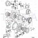 JCB Part No.# 458/70243, GA C/WHEEL & PINION 8/40 (LP00274-13) - JCB Spare Parts