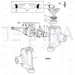 JCB Part No.# 458/20860, P37 SPLINED PTR.HUB SWIVEL MACHINING - JCB Spare Parts