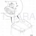 JCB Part No.# 700/50170, WORKLIGHT 24V OVAL PED MO - JCB Spare Parts
