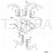 JCB Part No.# 649/51244, HOSE -SERVO - JCB Spare Parts