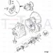 JCB Part No.# 459/10266, Casing Rear (STD) PS750 - JCB Spare Parts