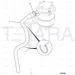 JCB Part No.# 834/11466, HOSE - OIL CARRY OVER - JCB Spare Parts