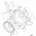JCB Part No.# 02/634049, GEAR FLYWHEEL RING - JCB Spare Parts