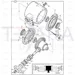JCB Part No.# 450/27200, YOKE - COUPLING 1480 - JCB Spare Parts
