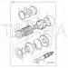 JCB Part No.# 2403/0221, O RINGS DOWTY REF 200 230 - JCB Spare Parts