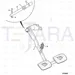 JCB Part No.# 701/80398, PROXMTY SWITCH FOOT/BRAKE - JCB Spare Parts