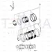 JCB Part No.# 991/00003, KIT RAM SEAL - JCB Spare Parts