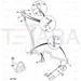 JCB Part No.# 826/01108, M8 LOCK NUT L.H. - JCB Spare Parts