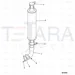 JCB Part No.# 332/C6120, FLANGED PIPE W.A - JCB Spare Parts