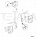 JCB Part No.# 823/00597, SPRING WASHER 1/4 black - JCB Spare Parts