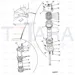 JCB Part No.# 819/00111, SHIM 0.7 MM THICK - JCB Spare Parts