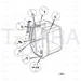 JCB Part No.# 714/09300, MOTOR -WIPER FRONT - JCB Spare Parts