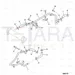 JCB Part No.# 02/801883, Hose water pipe - JCB Spare Parts
