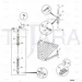 JCB Part No.# 910/60043, CABLE PARKBRAKE - JCB Spare Parts