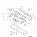 JCB Part No.# JSA0038A, NUT TRACK PLATE - JCB Spare Parts