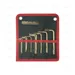 SET OF 10 HEXAGONAL KEY WRENCHES 1/16" - 5/16" NON SPARKING Cu-Be - EGA Master