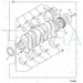 JCB Part No.# 320/09244, CRANKSHAFT ASSY.KIT - JCB Spare Parts
