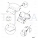 JCB Part No.# 331/33070, (W) (P) STEER COL UPPER CVR - JCB Spare Parts