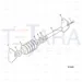 JCB Part No.# 331/60669, HOSE ROLLER PIN - JCB Spare Parts