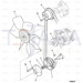 JCB Part No.# 02/630447, BELT FAN - L=963MM - JCB Spare Parts