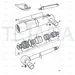 JCB Part No.# 991/00127, KIT RAM SEAL - JCB Spare Parts