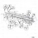JCB Part No.# 332/E5134, HOSE EXTENSION - JCB Spare Parts
