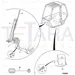 JCB Part No.# 714/40380, JET WINDSCREEN - JCB Spare Parts