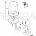 JCB Part No.# 269/30442, FOLDING BEACON 24 VOLT - JCB Spare Parts