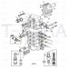 JCB Part No.# 25/411800, VALVE ASSY 6 SPOOL - JCB Spare Parts