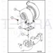 JCB Part No.# 332/Y3308, Nut Hexagon F - JCB Spare Parts